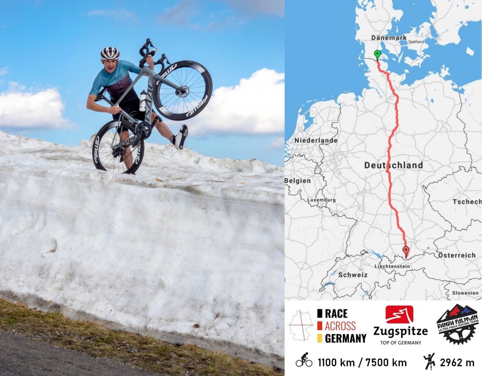 Race Across Germany + Zugspitze (Project „Schnell-ZUG-Spitze“)